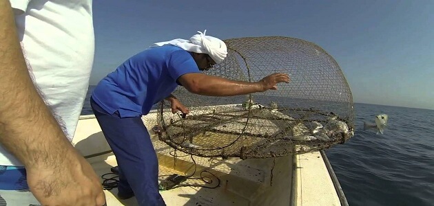 طرق صيد السمك في الكويت
