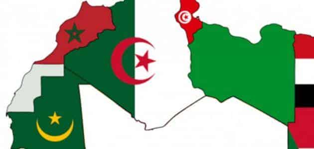 أين يقع المغرب العربي