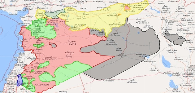 ما هي حدود سوريا الطبيعية