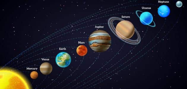 كواكب ما المجموعة ؟ أكبر الشمسية ترتيب الكواكب