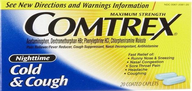 دواعي استعمال دواء كومتركس Comtrex للبرد والرشح والزكامالانف