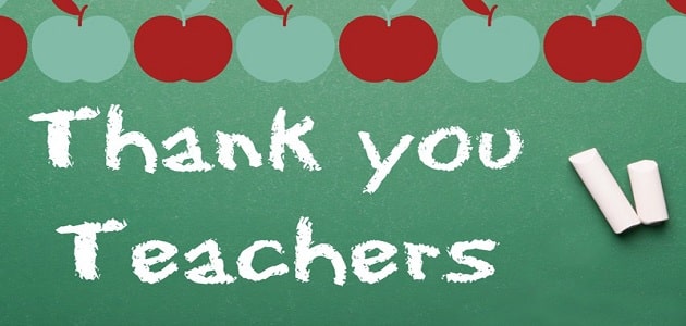 كلمة شكر للمعلمات للتعليم عن بعد