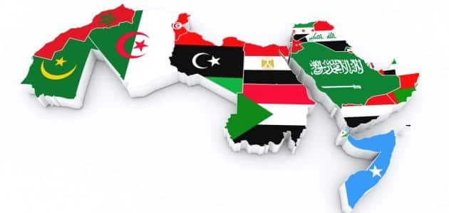 اكبر الدول العربيه مساحه