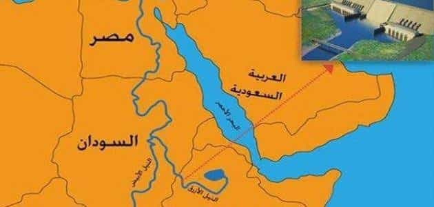 خريطة دول حوض النيل