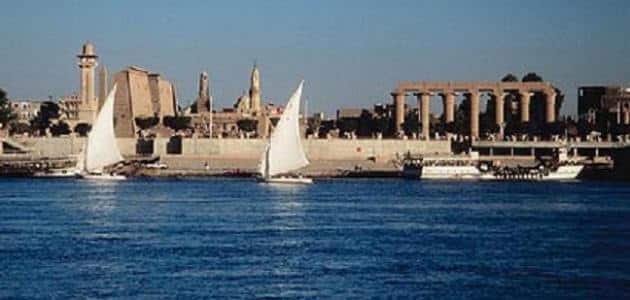 مصب نهر النيل في البحر المتوسط