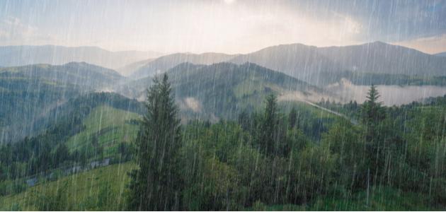 أنواع الأمطار